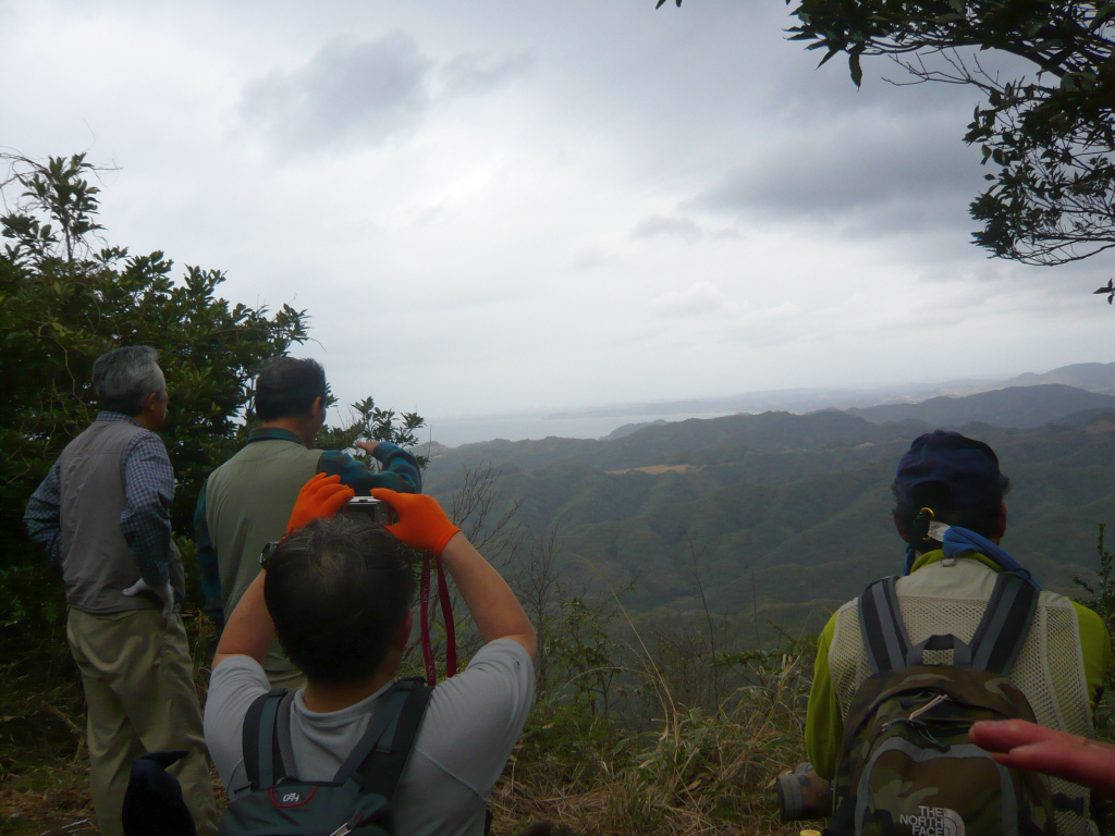  鋸山山頂から千葉方向