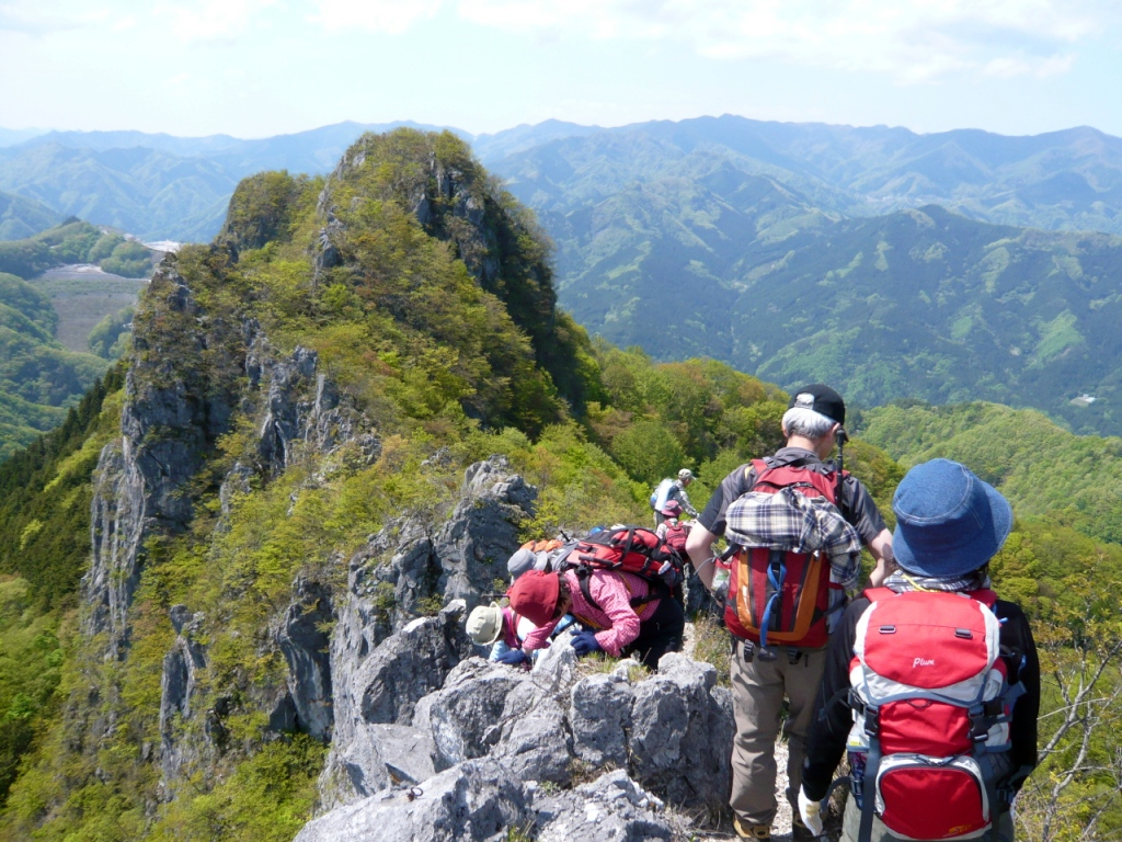 西岳からの下山①