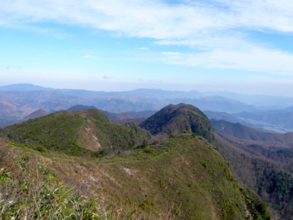 七ヶ岳の連山