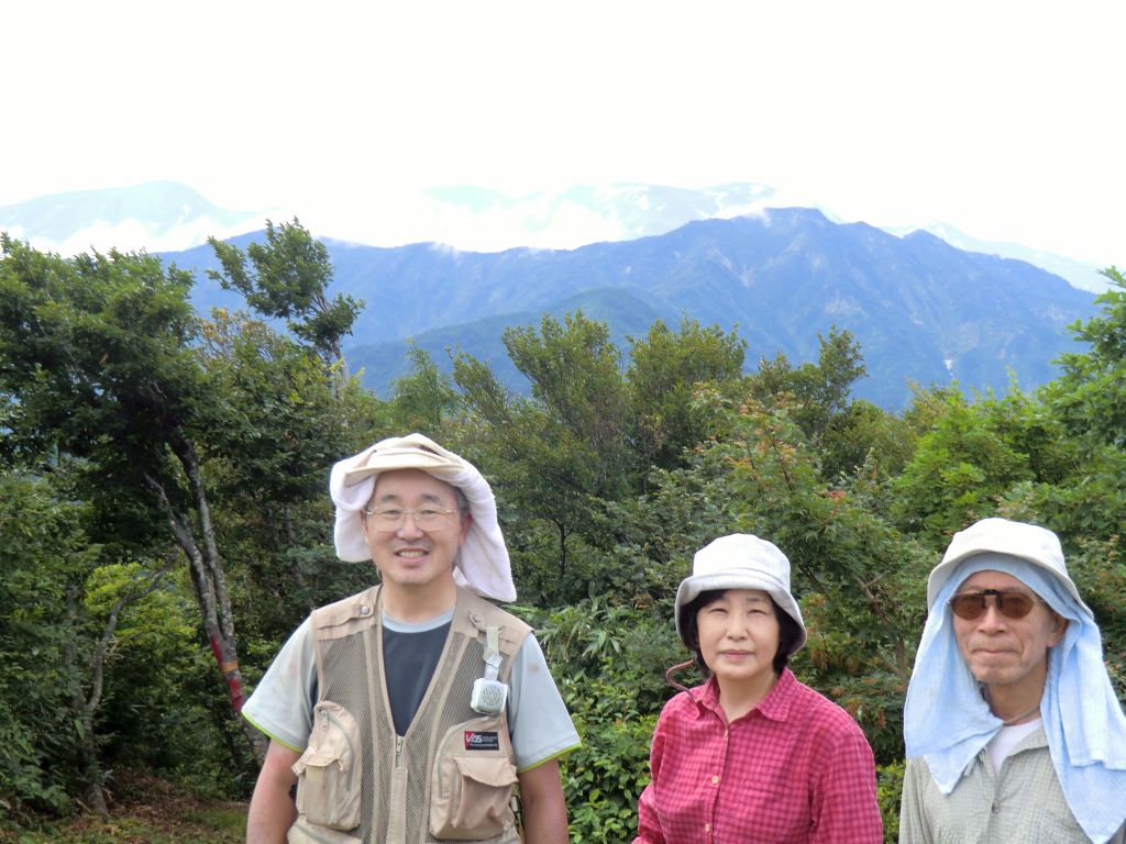 白鳥山山頂にて