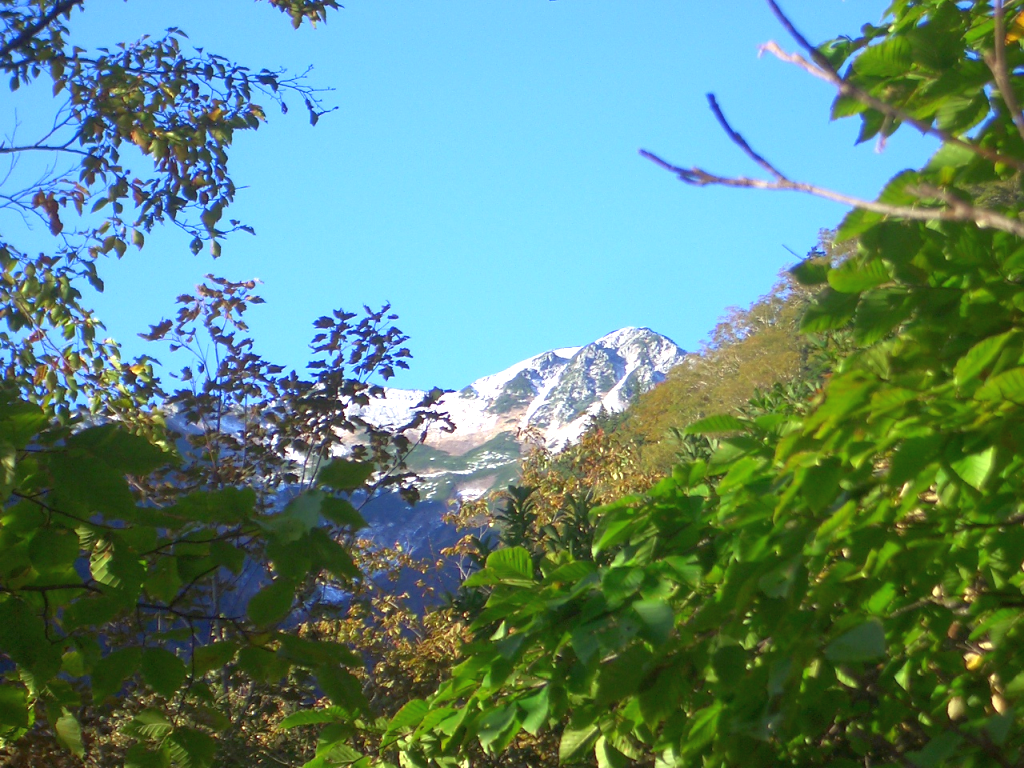  あの山に登ります