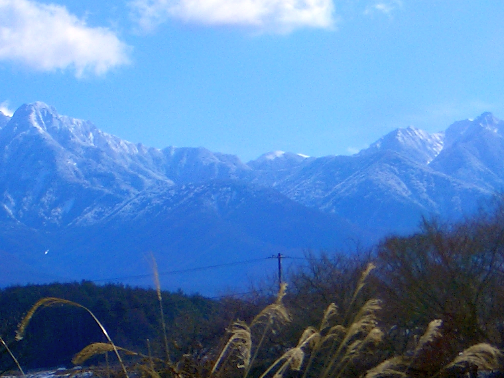  これから、あの山へ登ります