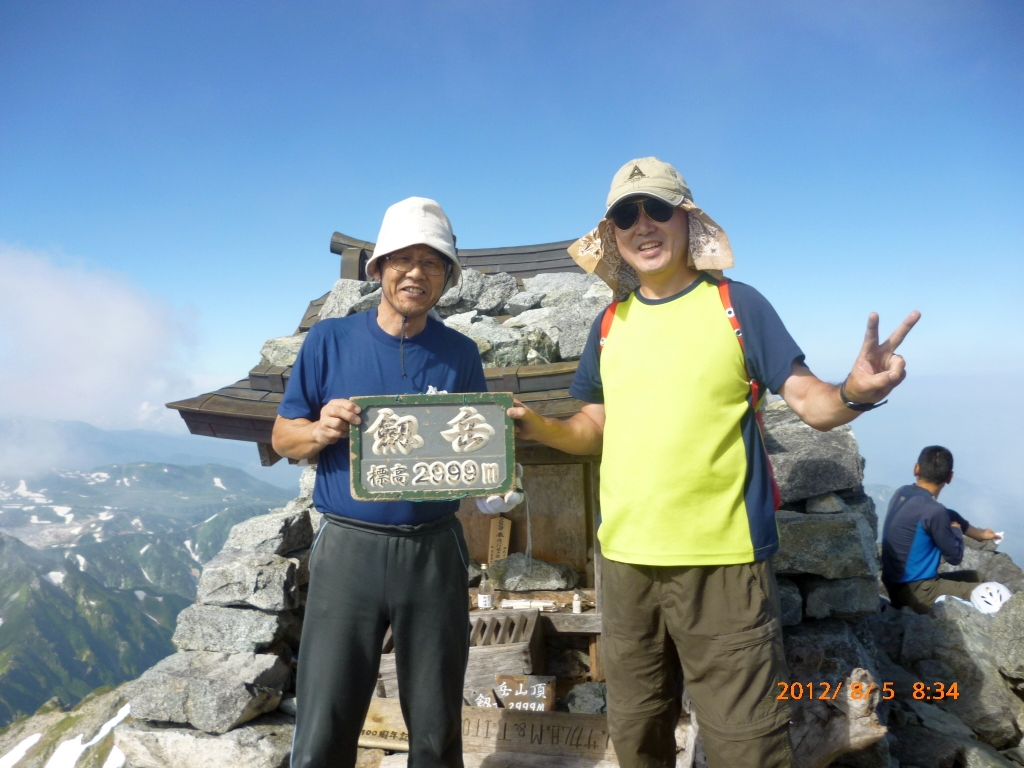  ついに剣岳山頂です