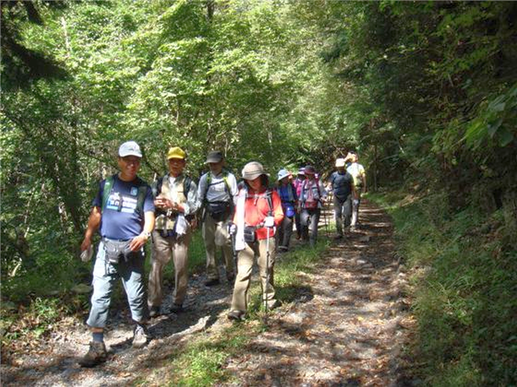  楽しかった一日の終わりの下山道