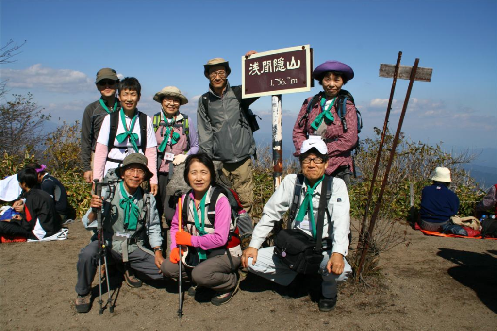  第四班　山頂にて