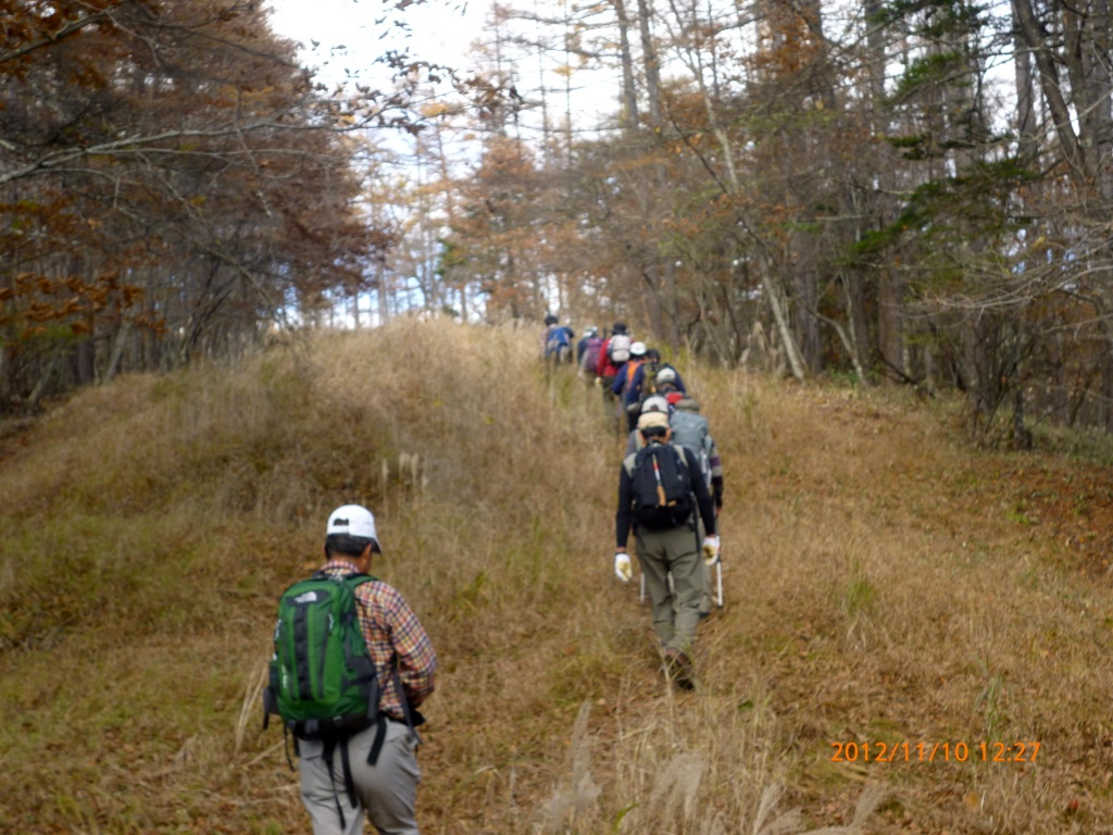  もうすぐ登山口に帰ります