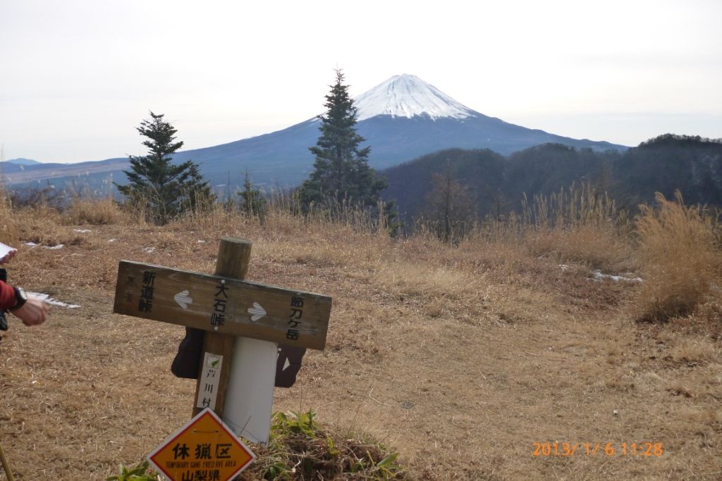 大石峠からの富士山