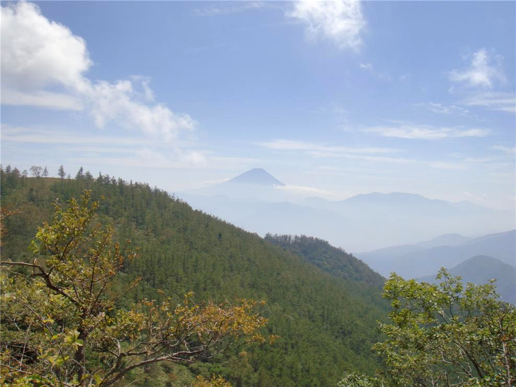  富士山もよく見えました