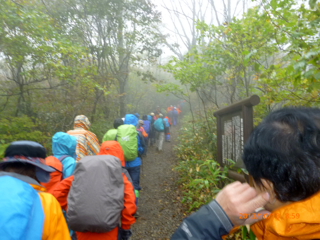  延々と登山客が続きます