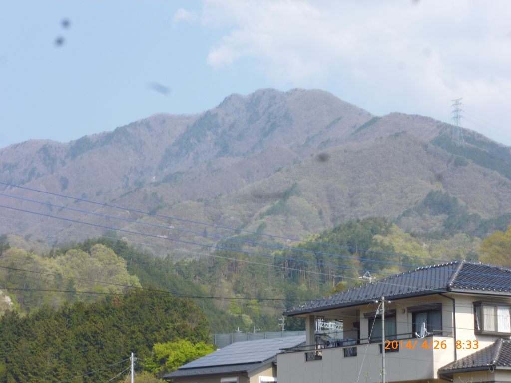 あの山に登ります