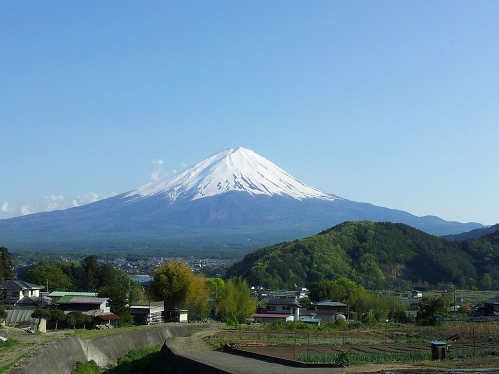 富士山が綺麗に迎えてくれました