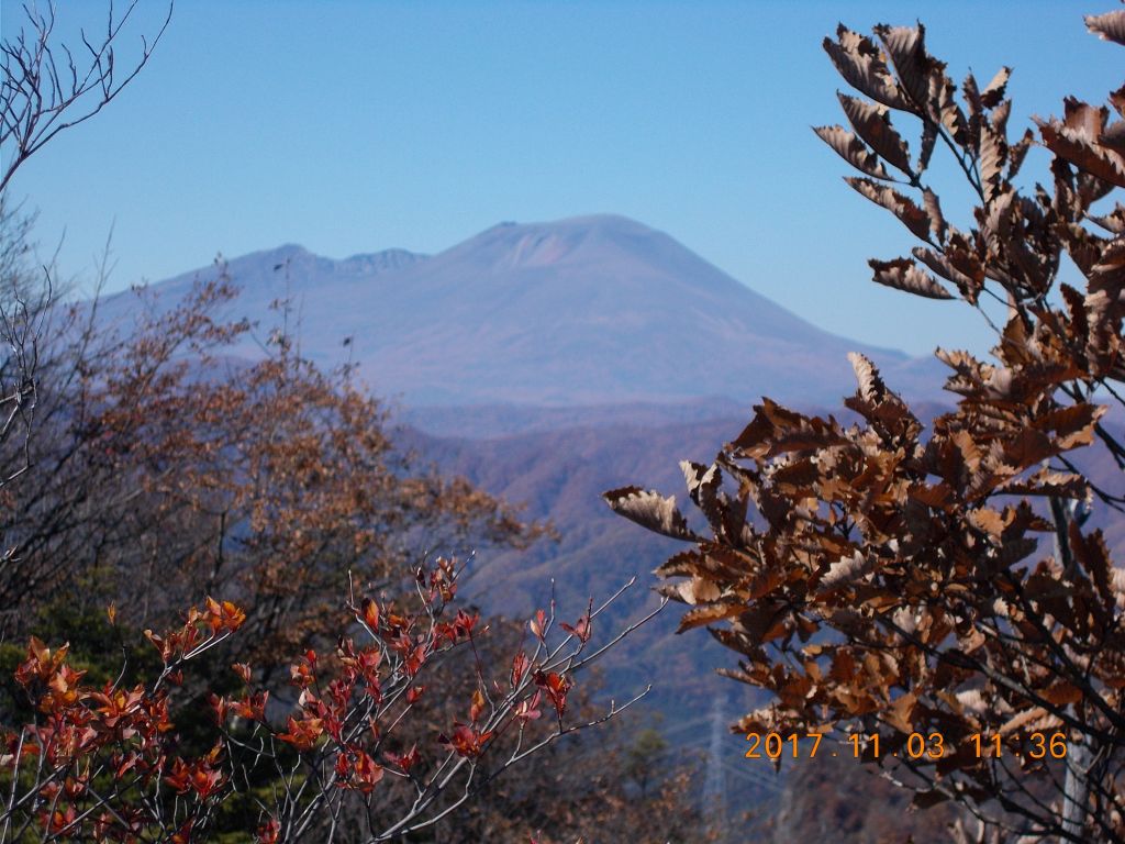 浅間山が良く見えます