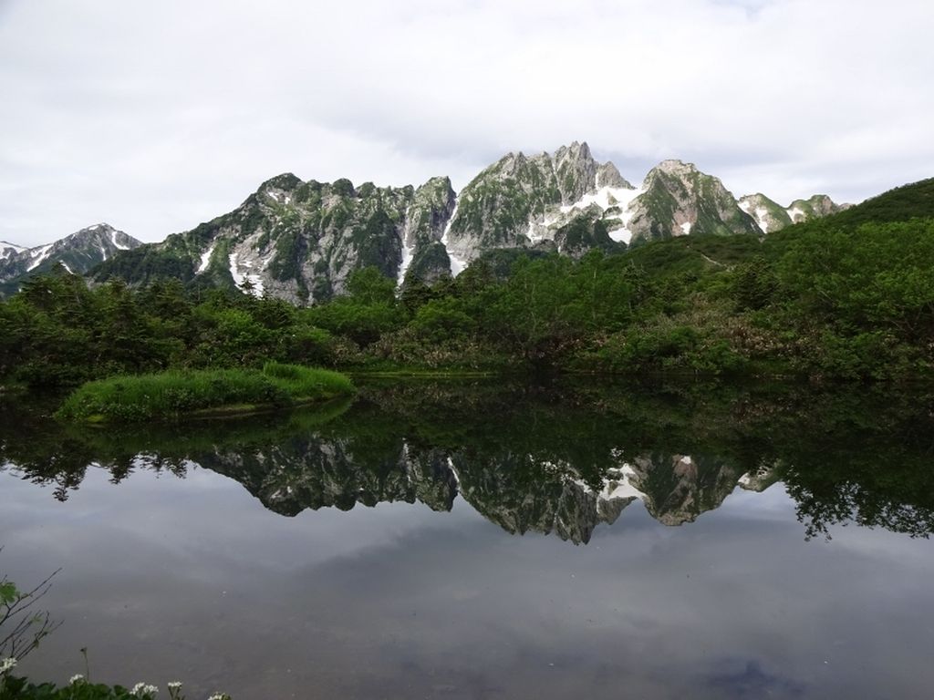 仙人池から見る裏剱の絶景