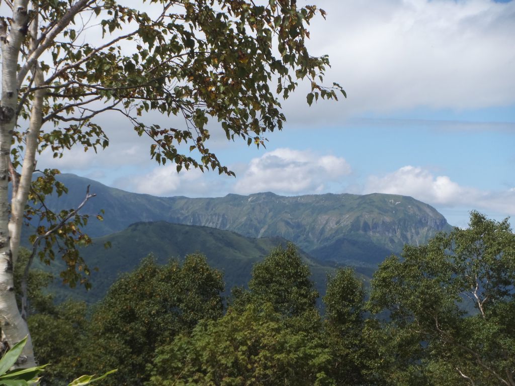 苗場、鳥甲山方向