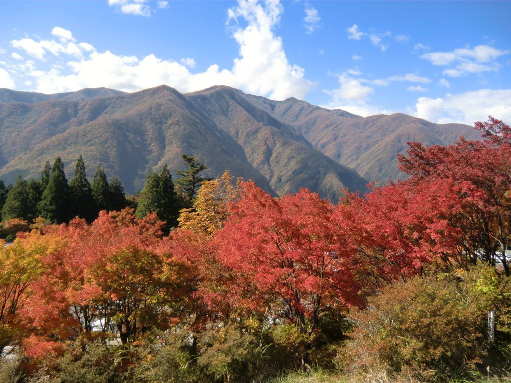 三峰駐車場からの眺め