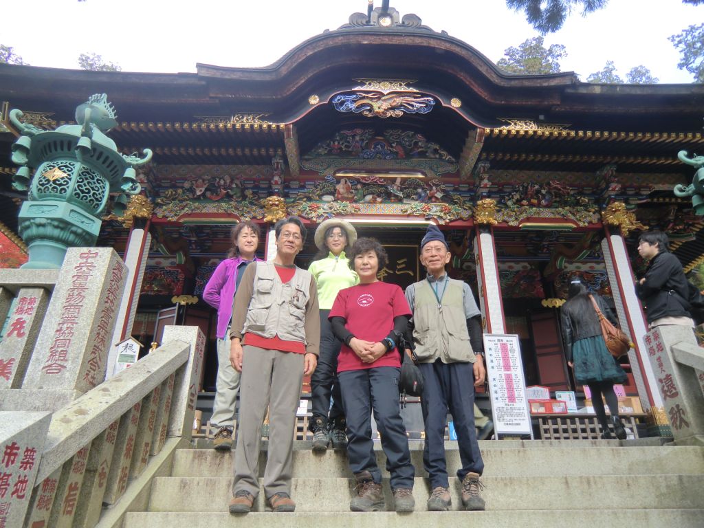 下山して三峰神社で感謝のお参り