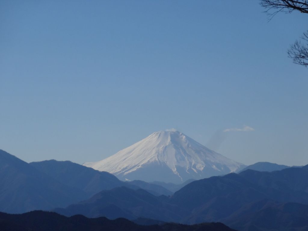 高尾山からの富士山