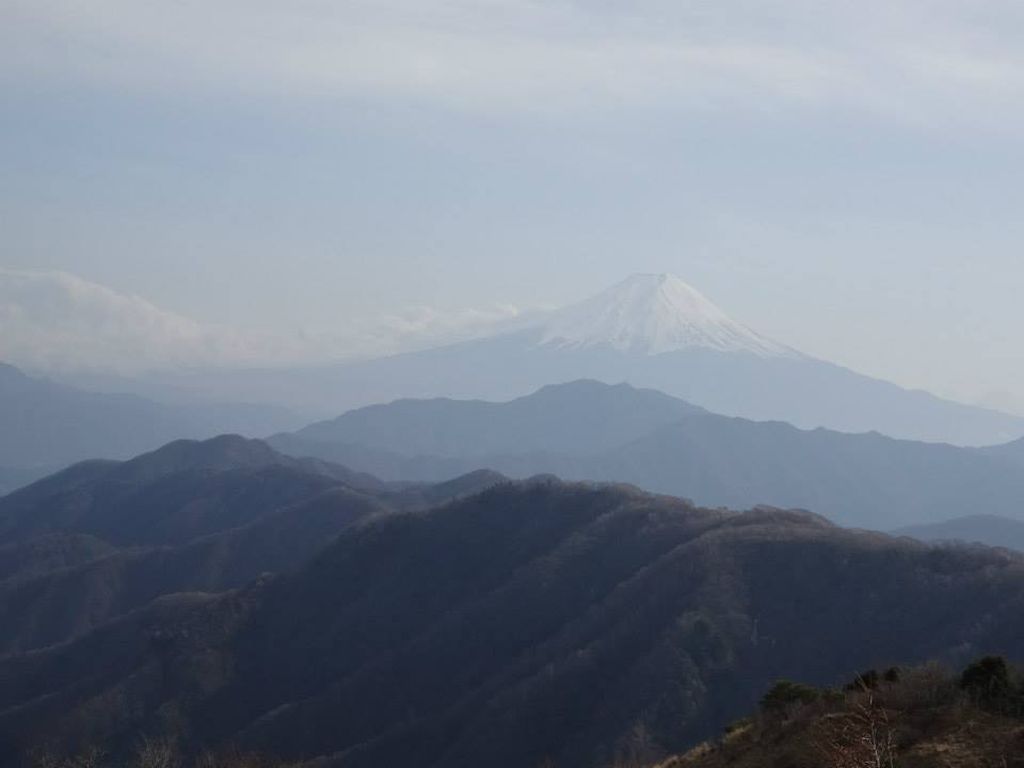 牛奥ノ雁ヶ腹摺山からの富士山