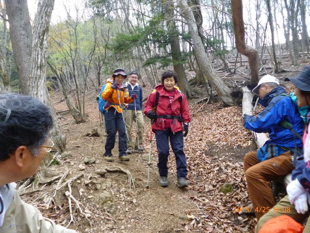 第１班下山中