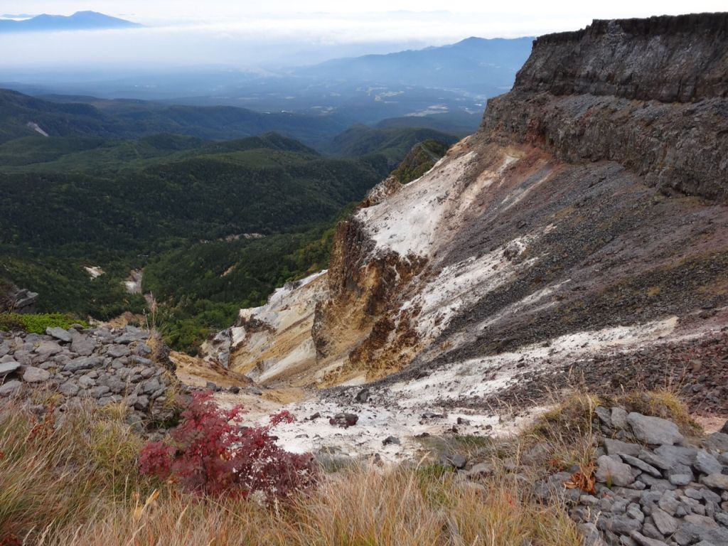 硫黄岳爆裂火口