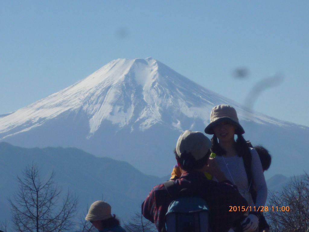 扇山からの富士山