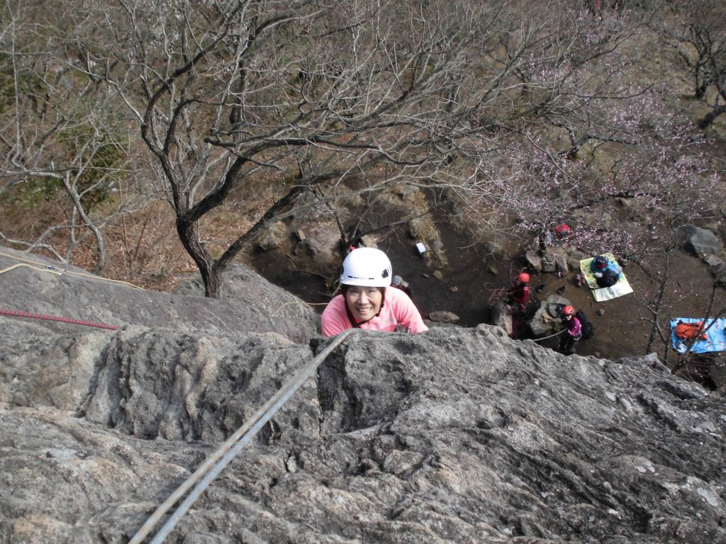 隣のルートを登ります