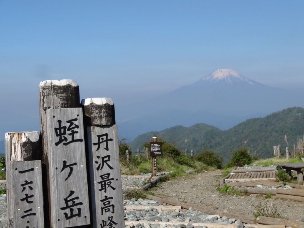 蛭ヶ岳からの富士山