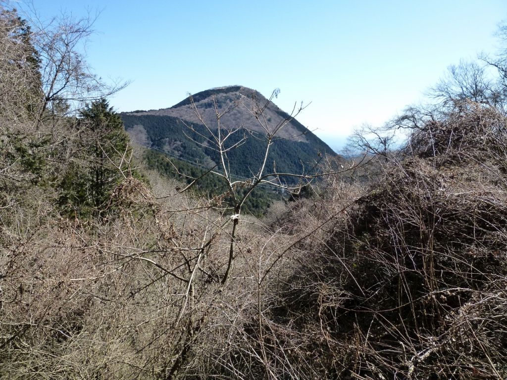 さっき登った矢倉岳