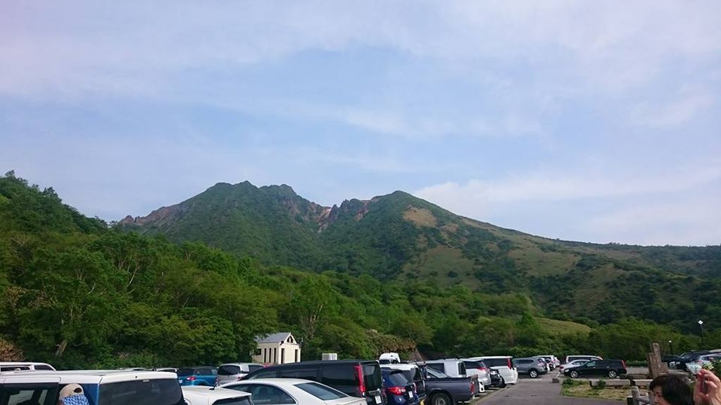 これからあの山へ登ります