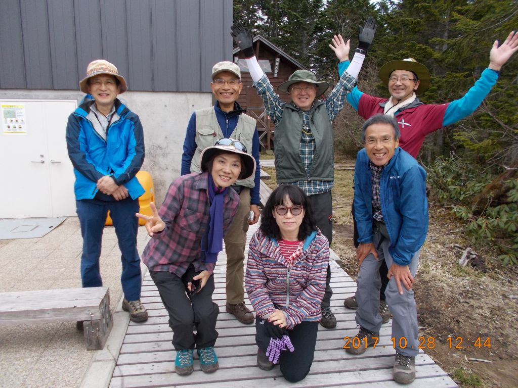 田代山、避難小屋にて