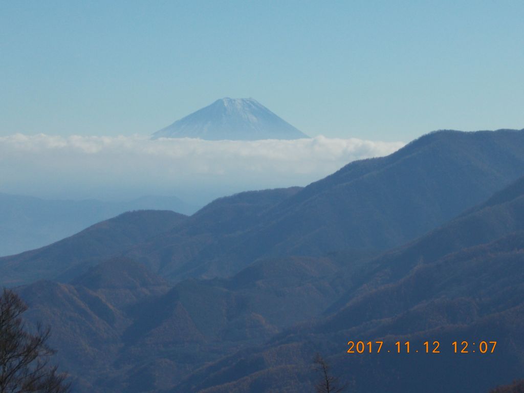 富士山もクッキリ