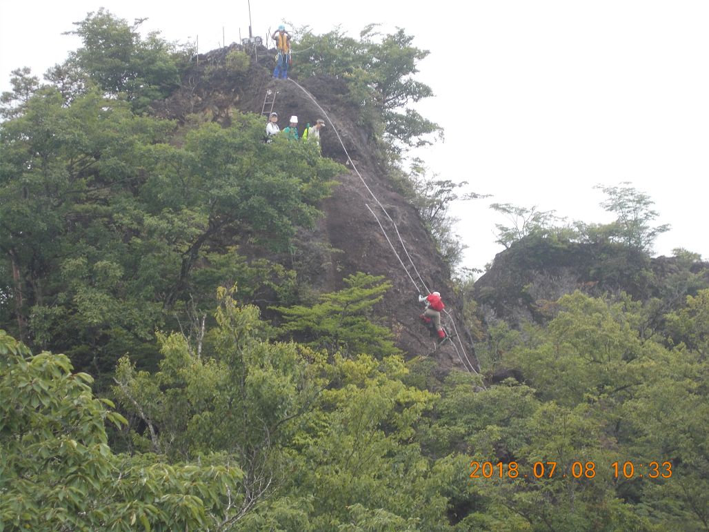 下山開始です