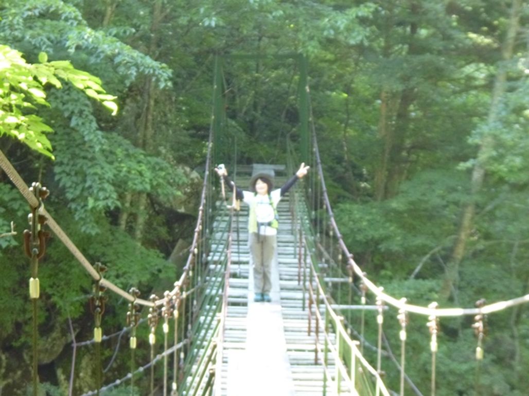 聖沢吊橋・・・おしまい