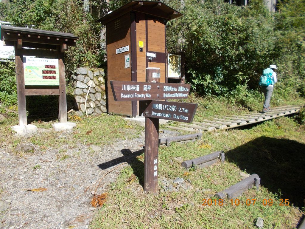 ここから登山道に入ります