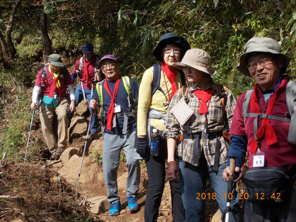 第４班、元気に下山