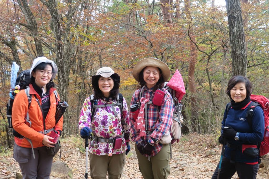 紅葉の中でうっとり