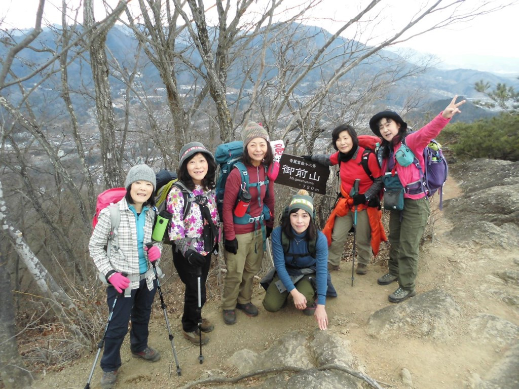 御前山山頂に到着。