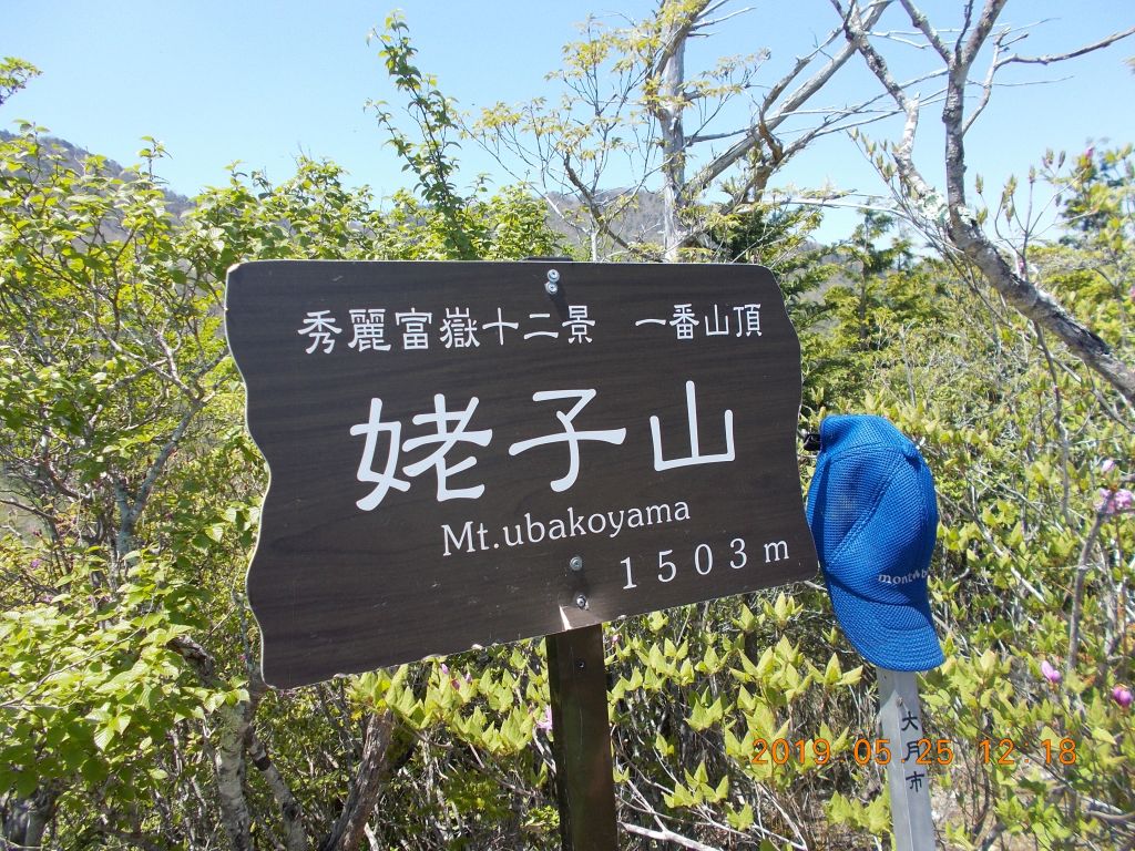 姥子山山頂　富岳１２景の一番目
