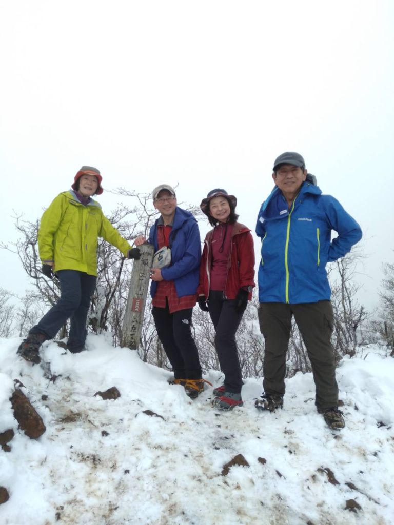 山頂に到着。