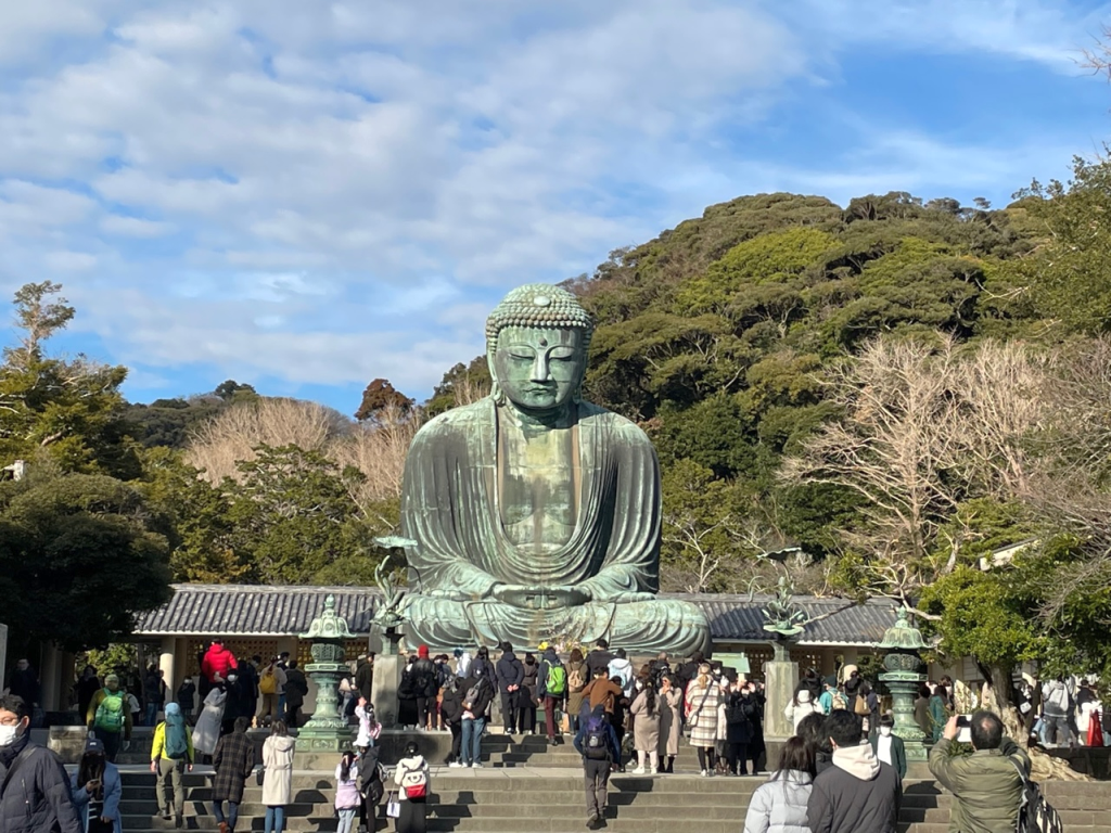 鎌倉大仏へ参拝