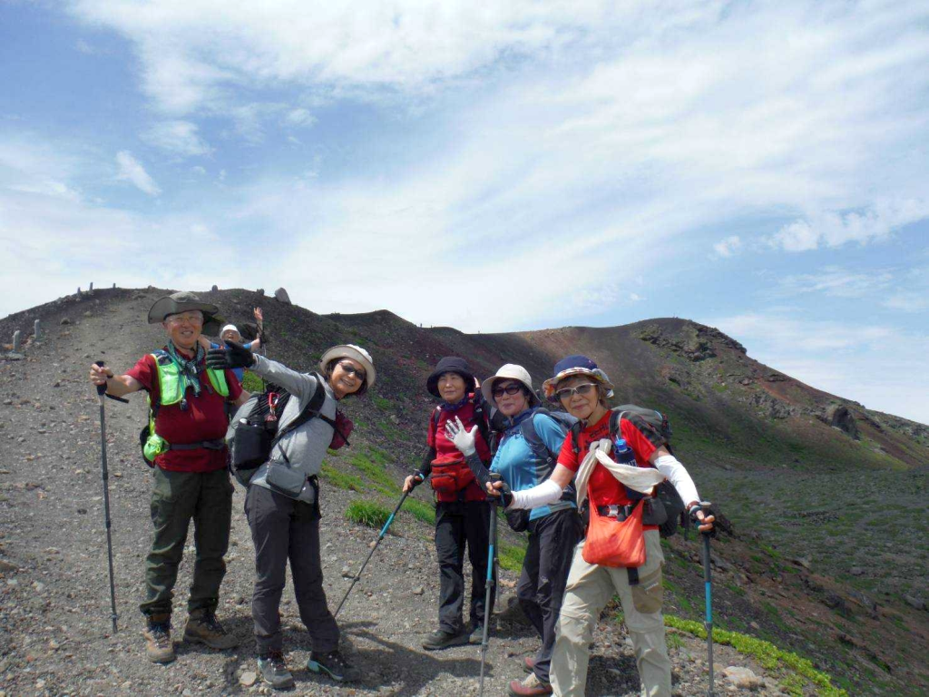 山頂まであと少し