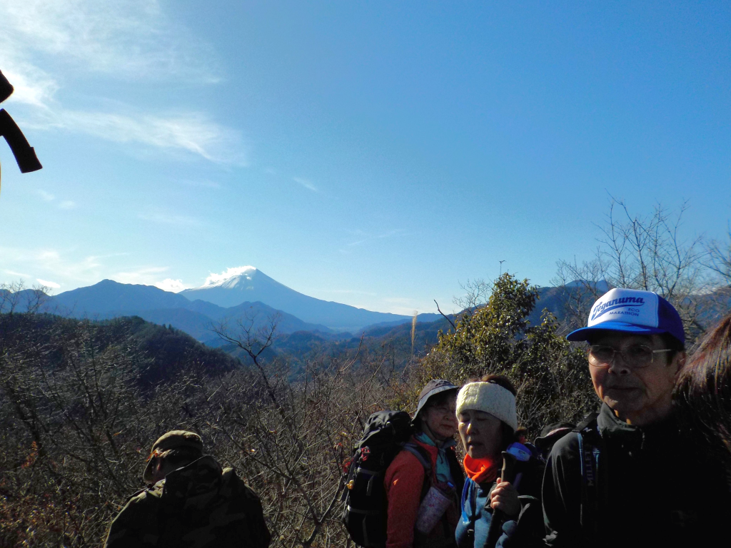 菊花山からも富士山がきれいに