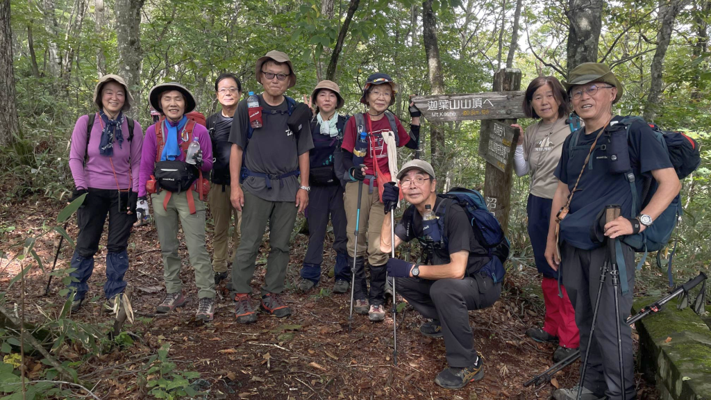 A班迦葉山山頂までもう少し