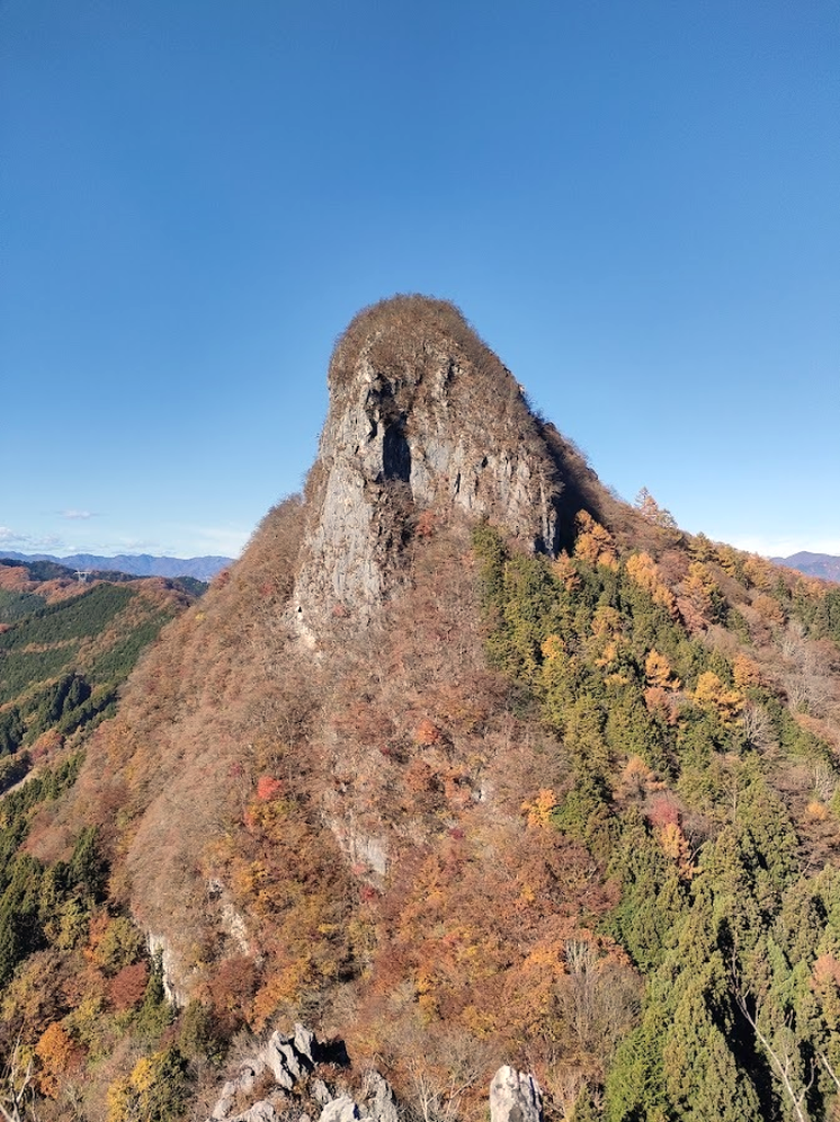 東岳より望む西岳