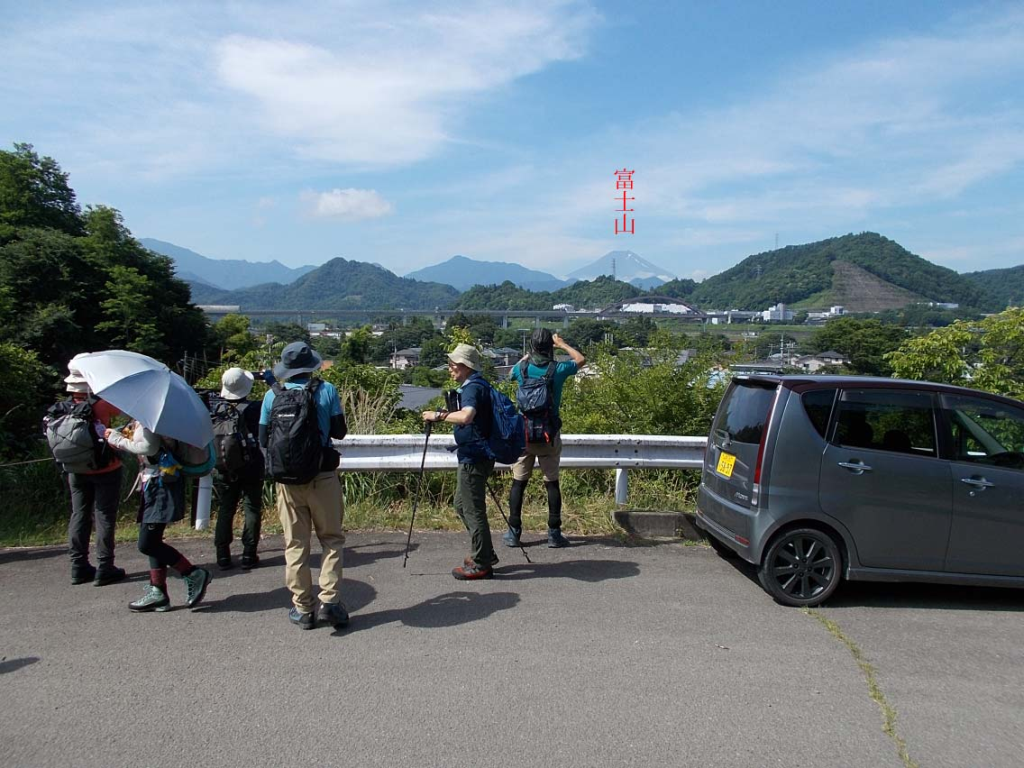富士山が迎えてくれました 1