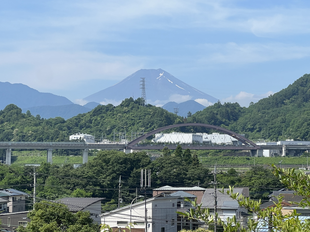富士山が迎えてくれました 2