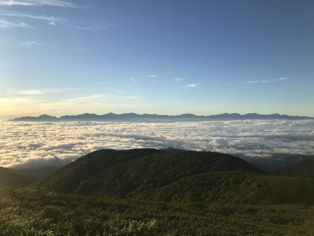 ２日目　雲海と南アルプス