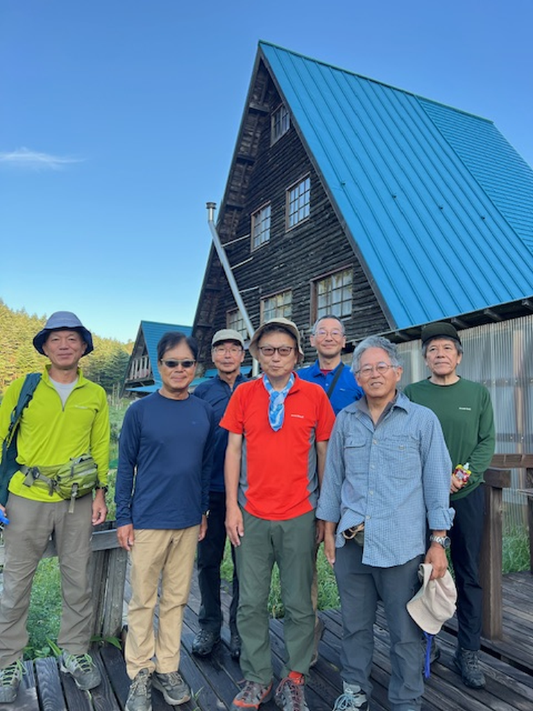 縞枯山荘からの朝