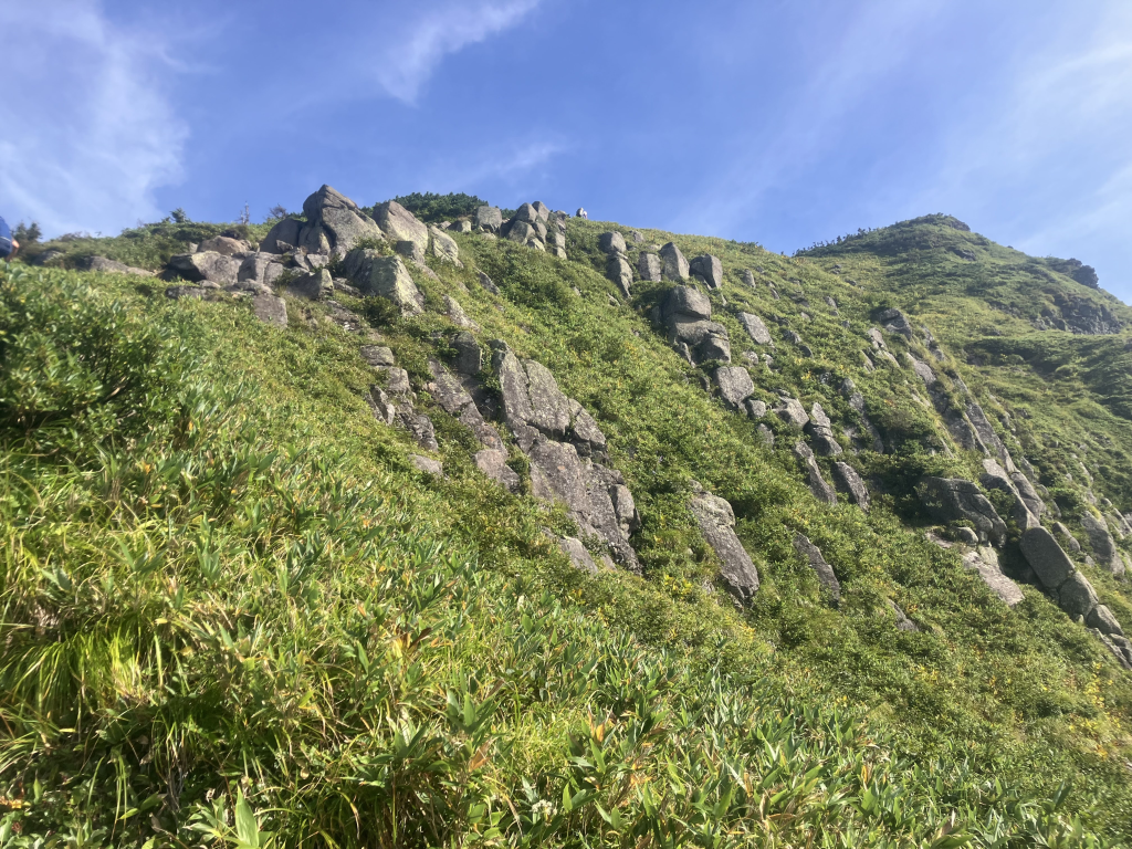 巨岩がごろごろ