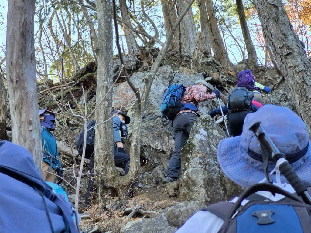 こんな岩場がたくさん!